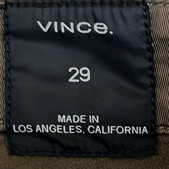 Vince Utility Jogger Pants Zip Ankles in Dark Willow - Size 29 - Picture 8 of 12